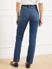 IVY WASH STRAIGHT LEG JEANS - IVY EMBROIDERY WASH | Talbots near me