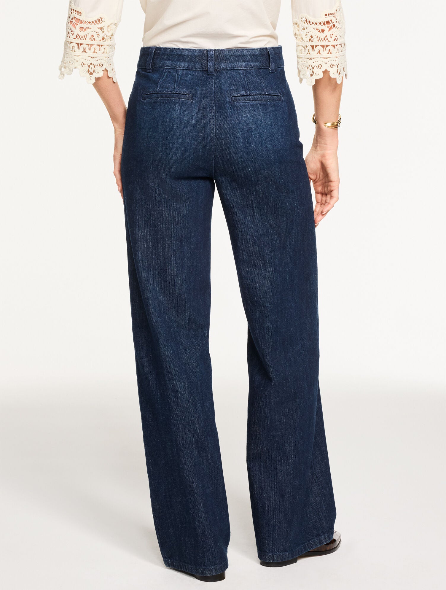 WELLINGTON WASH RELAXED TROUSER JEANS - WELLINGTON WASH | Talbots sale