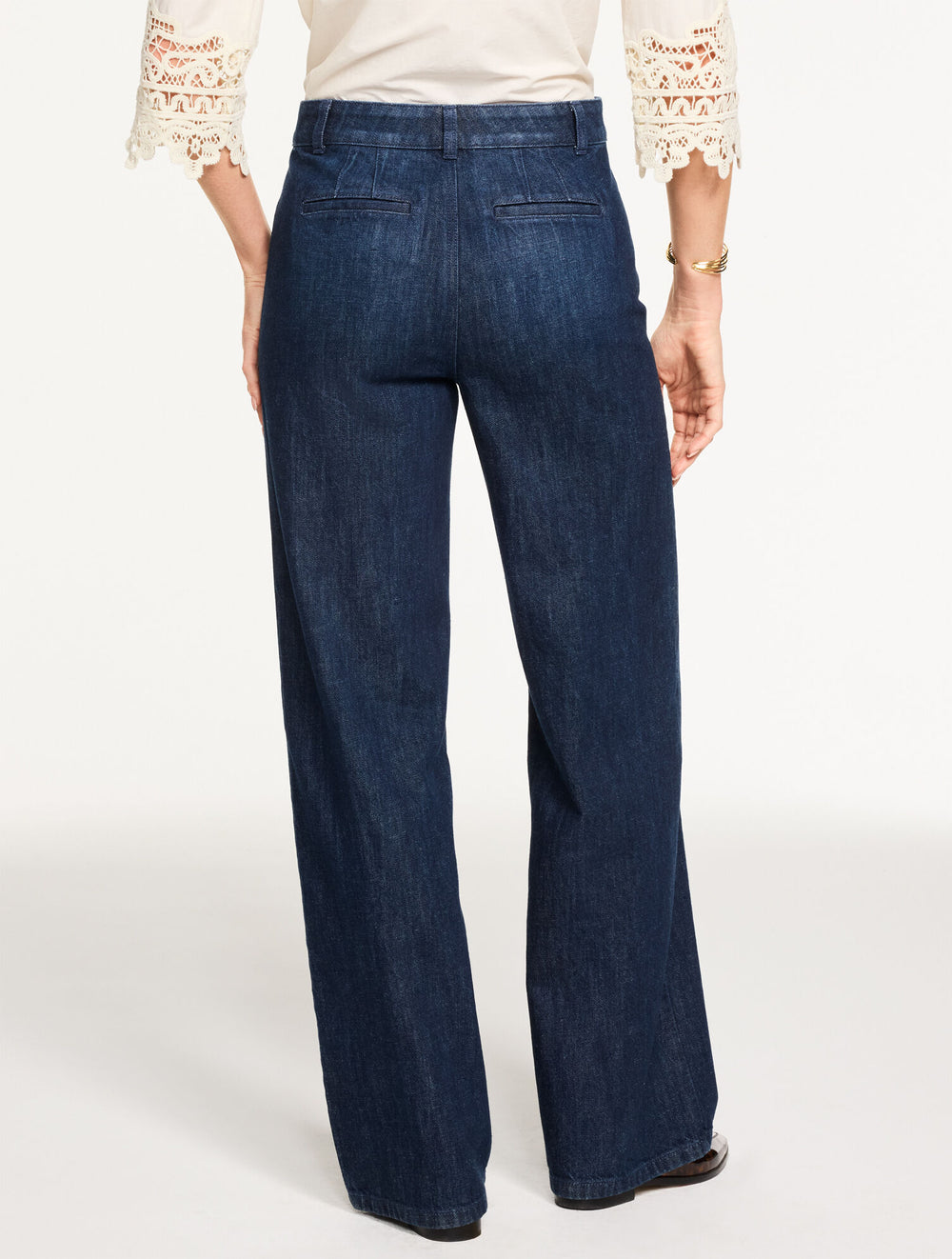 WELLINGTON WASH RELAXED TROUSER JEANS - WELLINGTON WASH | Talbots sale