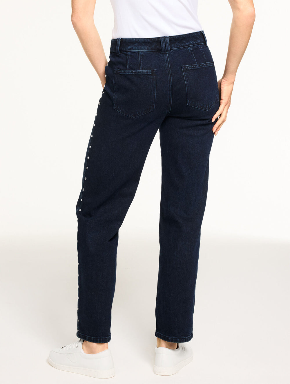 MIDNIGHT WASH TAILORED MID RISE STRAIGHT LEG JEANS - MIDNIGHT WASH | Talbots US