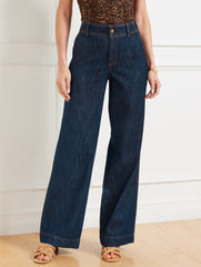 CHARLOTTE WASH RELAXED TROUSER JEANS - CHARLOTTE WASH | Talbots discount