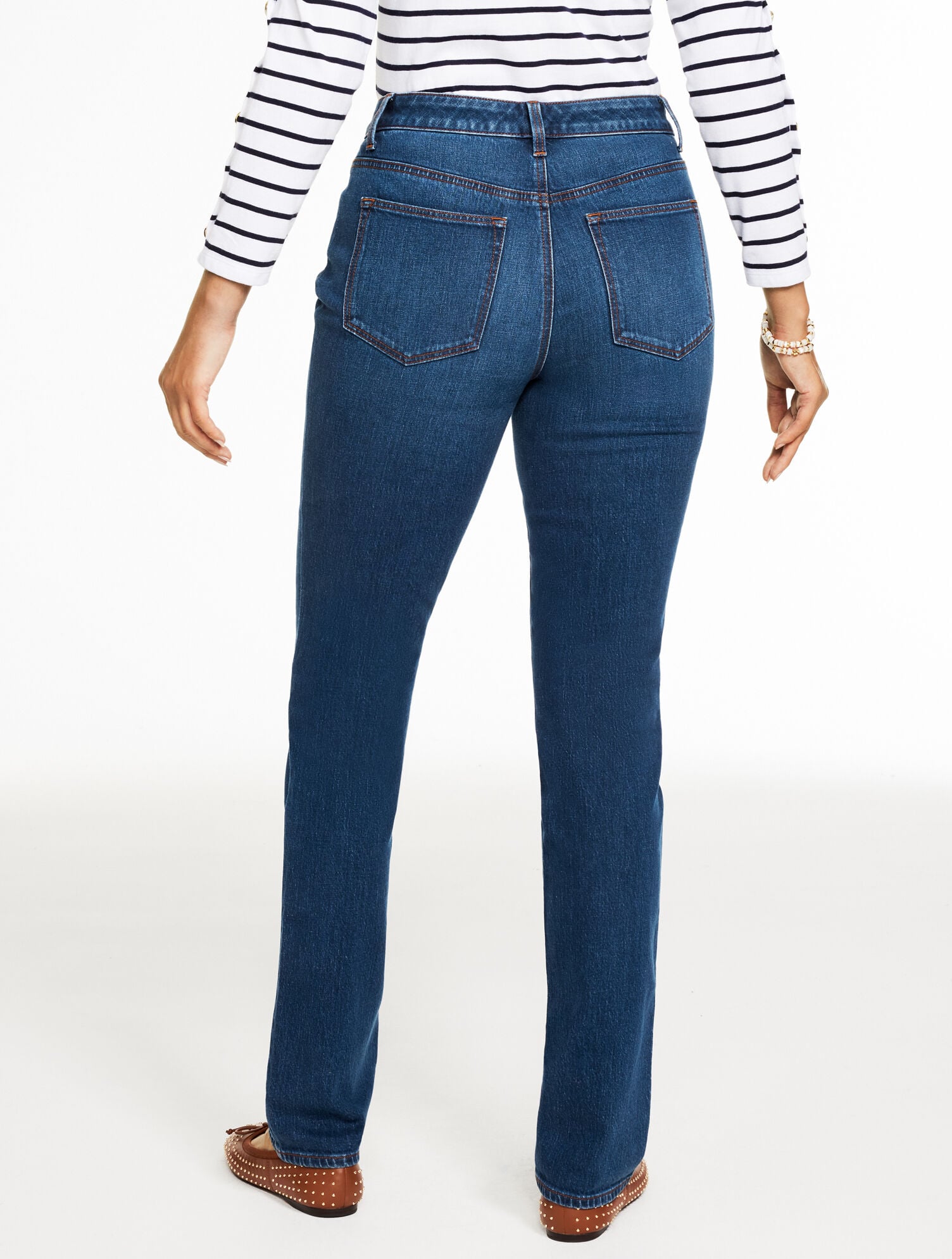 RAMONA WASH STRAIGHT LEG JEANS - RAMONA WASH - CURVY FIT | Talbots near me