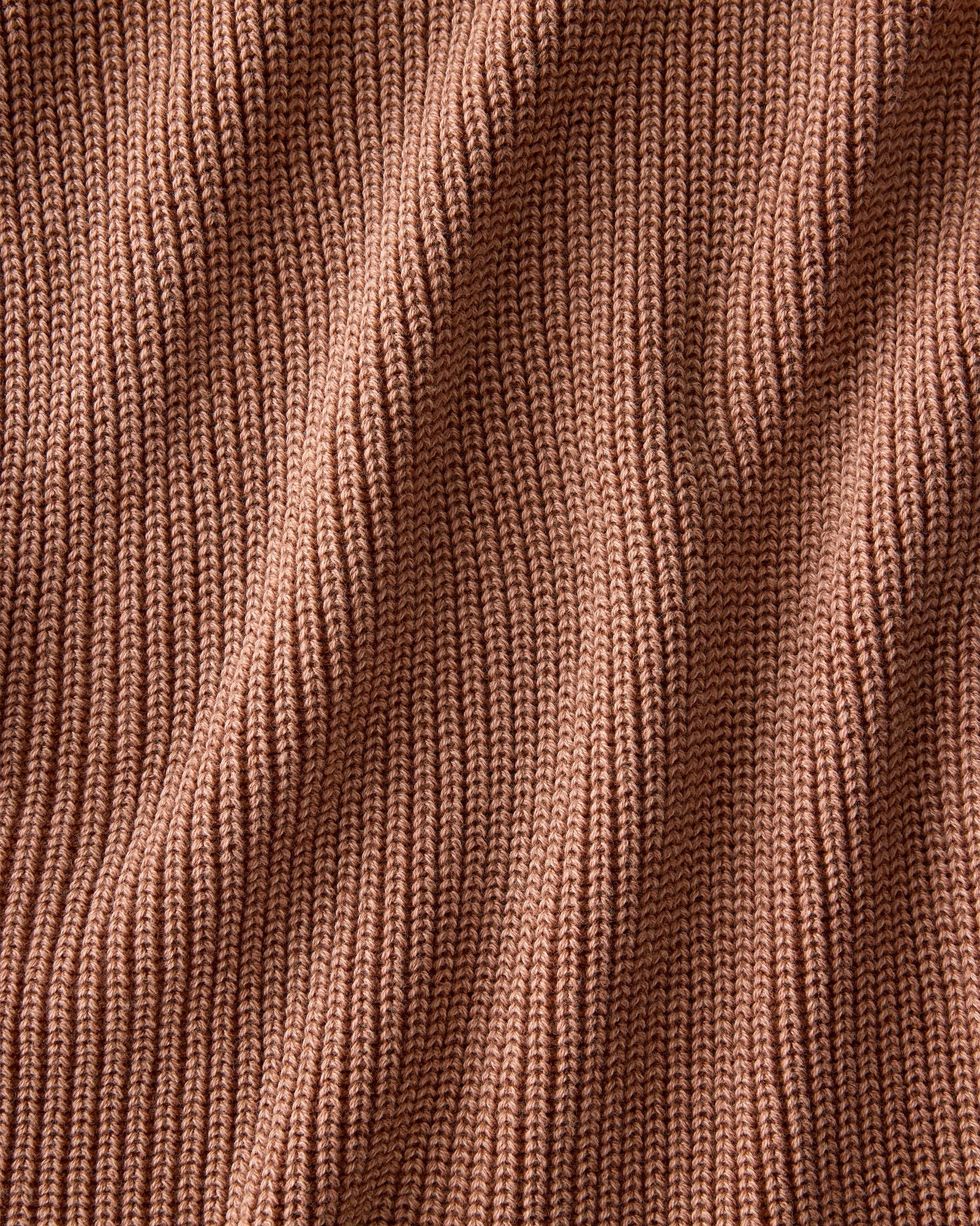 GARMENT DYE SMOKE ROSE COTTON SHAKER STITCH POCKET CREWNECK | Talbots outlet