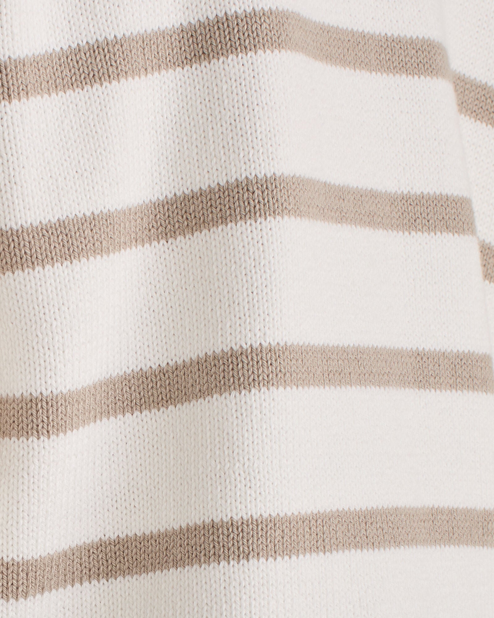 CARIBOU/IVORY|IVORY/TULE FOG|STEEL BLUE/STREAM ORGANIC COTTON STRIPE ROLL NECK SWEATER | Talbots for sale