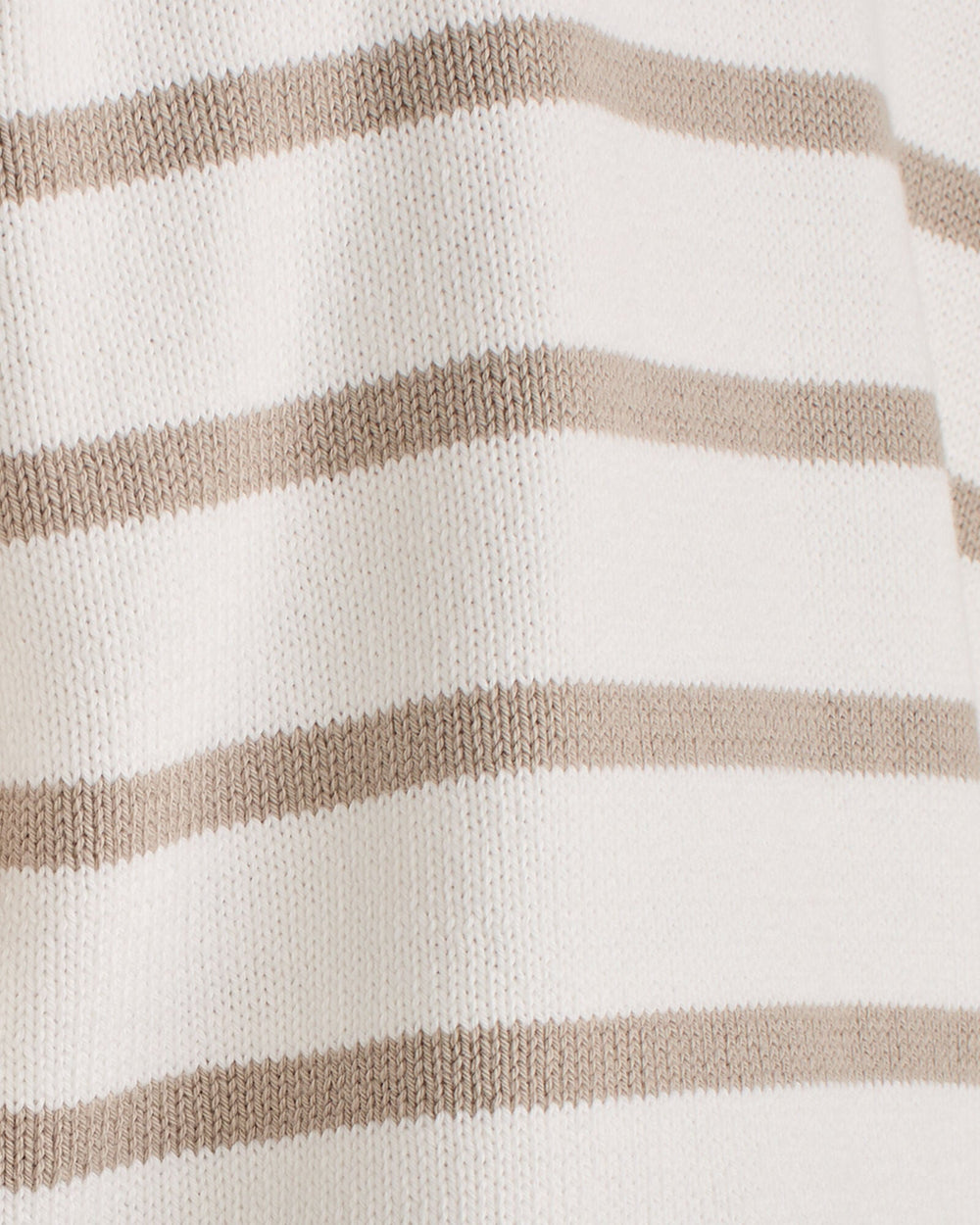 CARIBOU/IVORY|IVORY/TULE FOG|STEEL BLUE/STREAM ORGANIC COTTON STRIPE ROLL NECK SWEATER | Talbots for sale