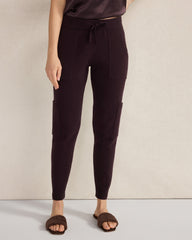 BLACKCURRANT HTHR|DRIFTWOOD HTHR|MEDIUM GREY HTHR|NIMBUS|SHORE CASHMERE CARGO JOGGERS | Talbots on sale