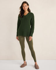 NORI ORGANIC COTTON SHAKER STITCH HOODIE | Talbots near me