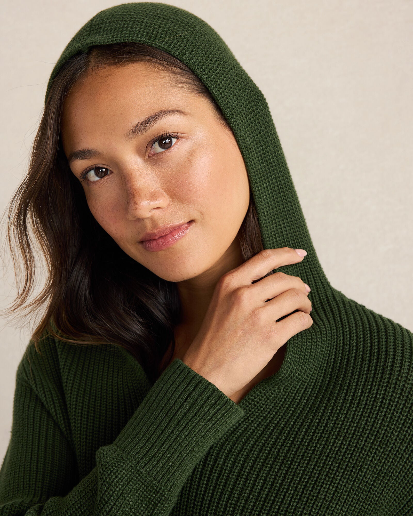 NORI ORGANIC COTTON SHAKER STITCH HOODIE | Talbots near me