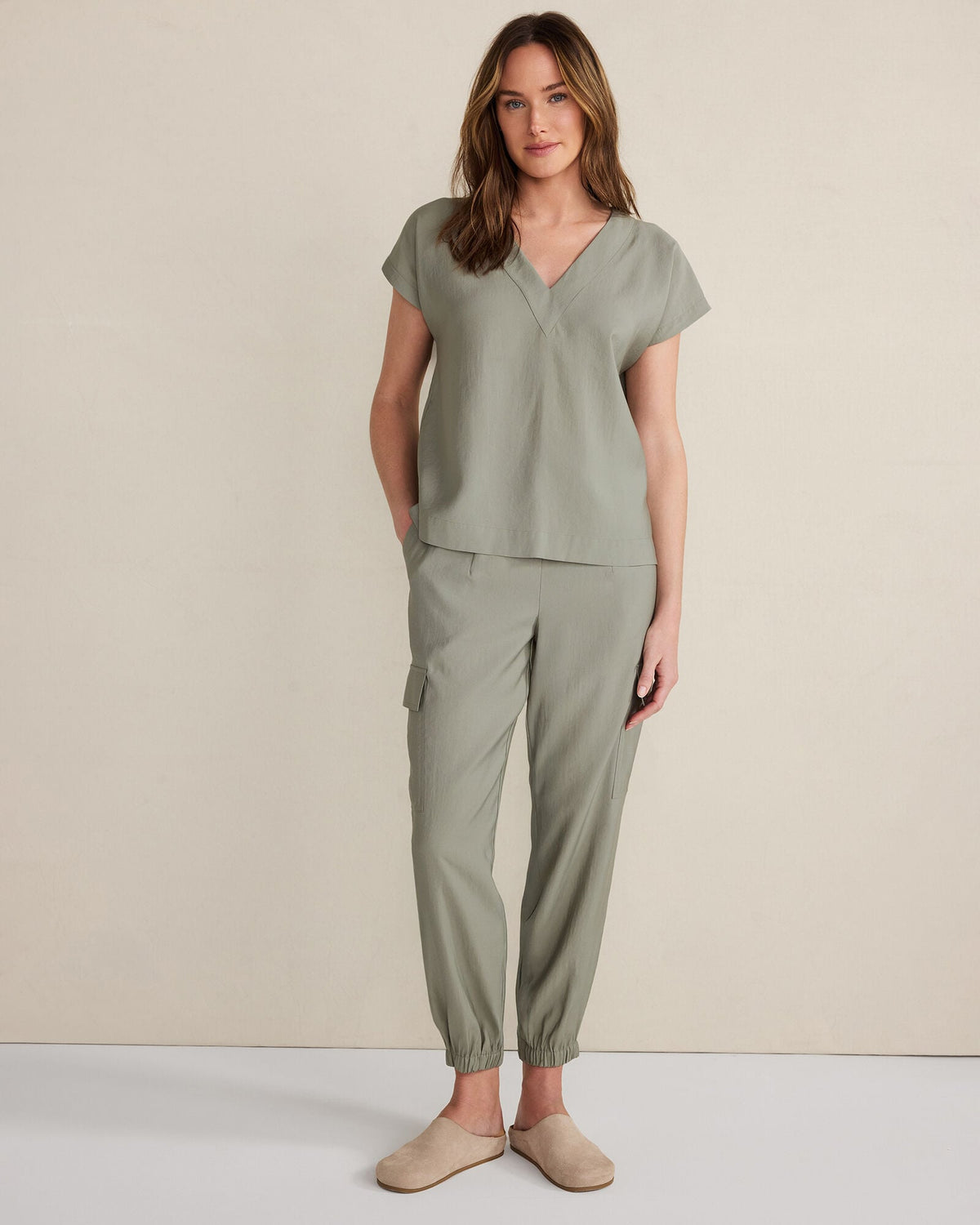 VETIVER LUXE MODAL CARGO PANTS | Talbots near me