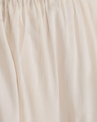 FRESHWATER PEARL COTTON VOILE ROUCHED MAXI DRESS | Talbots outlet