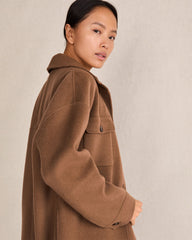 CARIBOU WOOL BLEND OVERSIZED SHACKET | Talbots outlet
