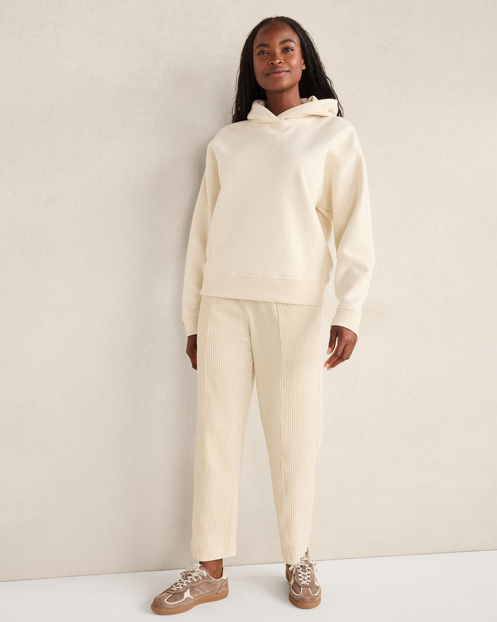 LAKE|SANDSTONE CLOUD FLEECE HOODIE | Talbots for sale