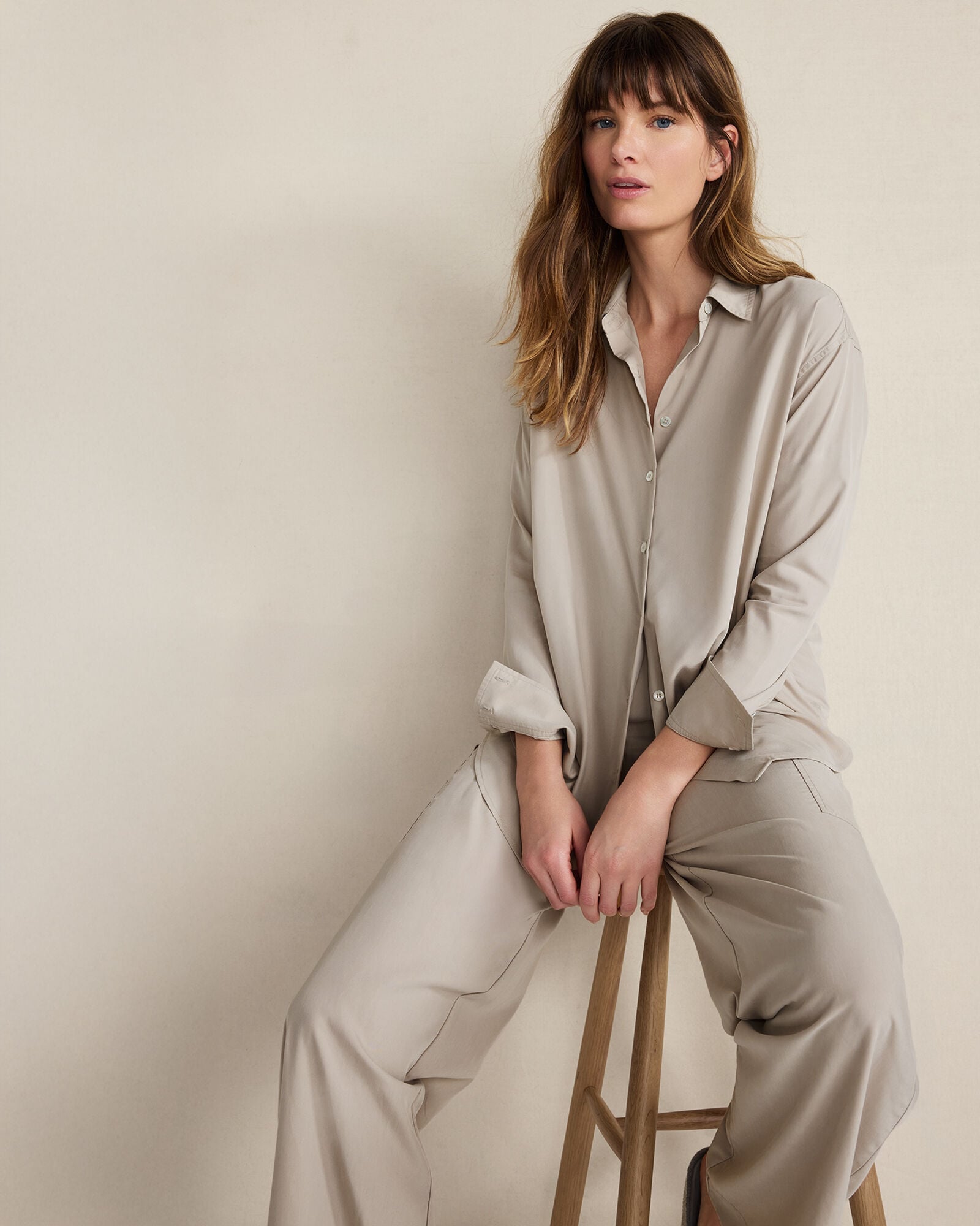 BLACKCURRANT|TULE FOG DRAPEY MODAL CARGO PANTS | Talbots US