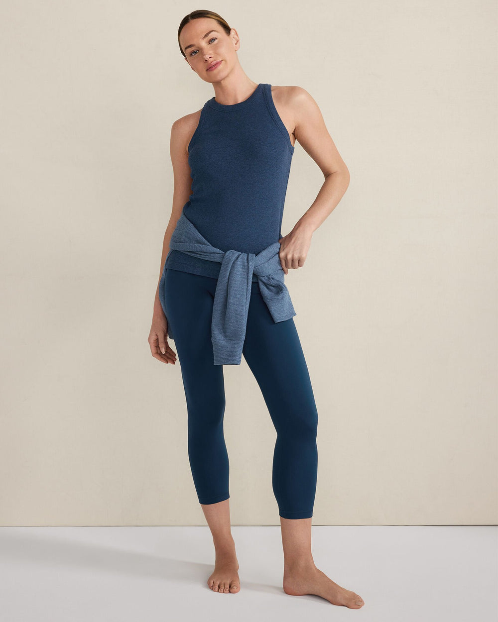 BLACK|TWILIGHT|BLACKCURRANT|DRIFTWOOD|OLIVE BALANCE CROPPED LEGGINGS | Talbots outlet