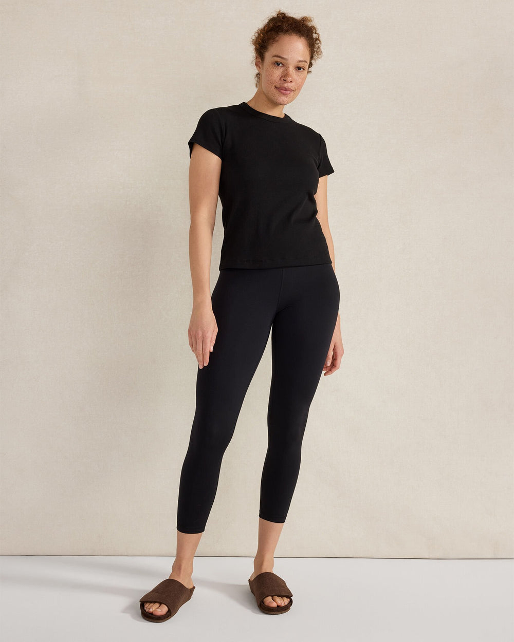 BLACK|TWILIGHT|BLACKCURRANT|DRIFTWOOD|OLIVE BALANCE CROPPED LEGGINGS | Talbots outlet