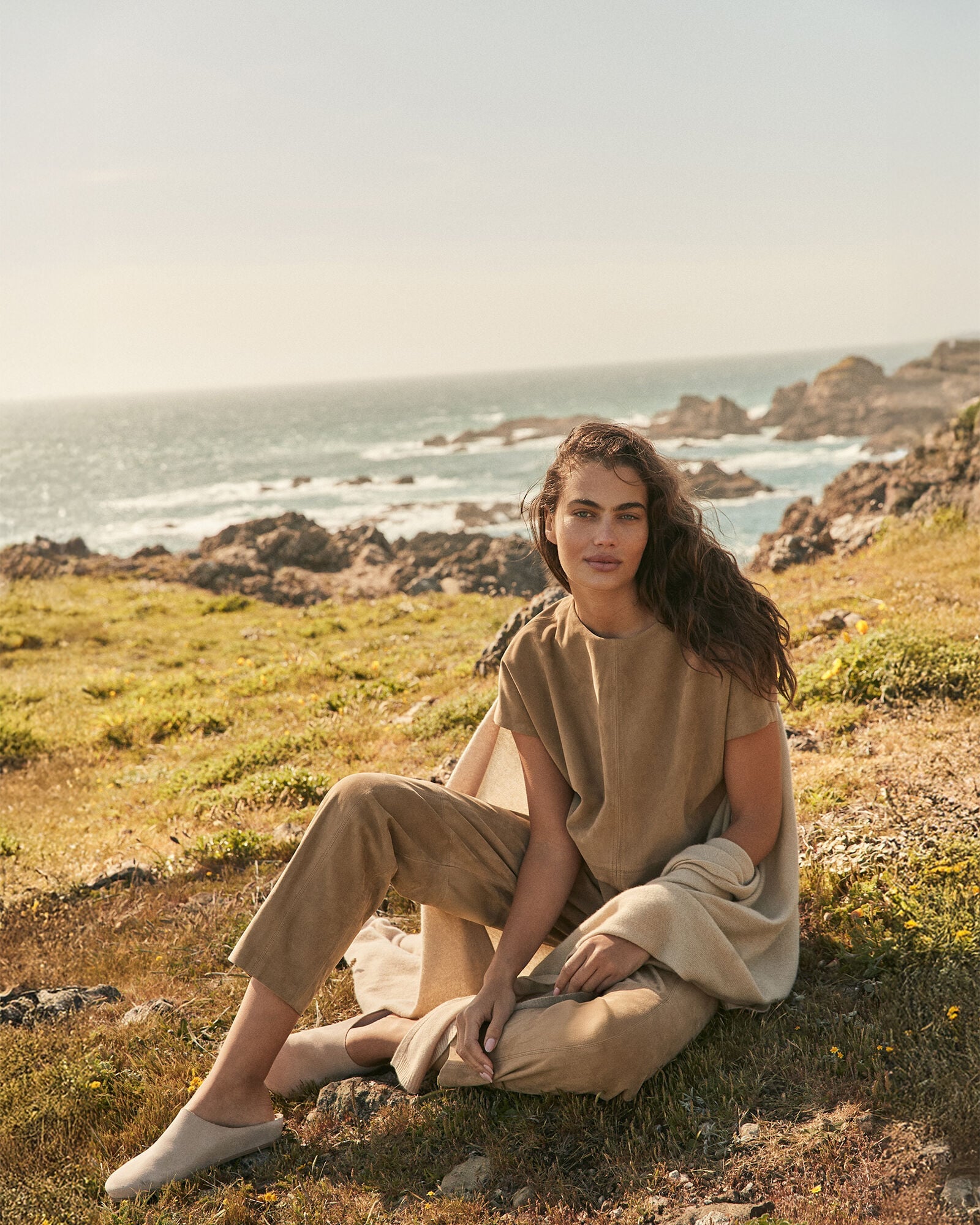 NOUGAT SUEDE SUEDE TEE | Talbots discount