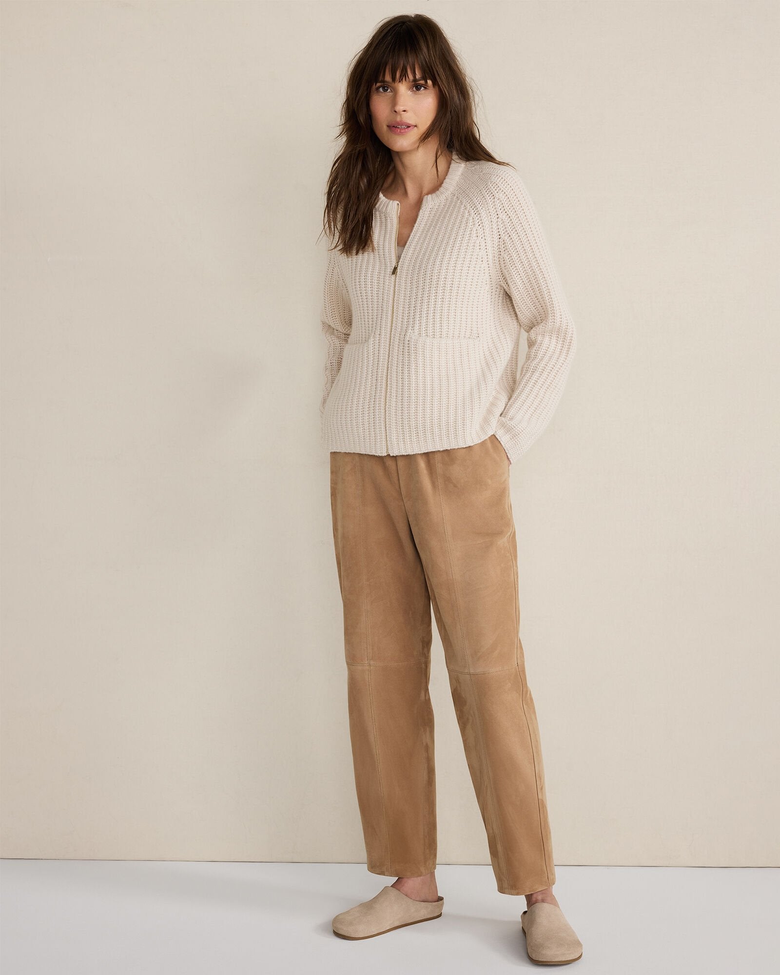 NOUGAT SUEDE SUEDE PANTS | Talbots near me