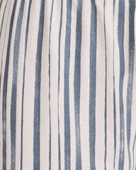 IVORY/INDIGO STRIPE ORGANIC COTTON JERSEY PAINTED STRIPE PAJAMA PANTS | Talbots near me