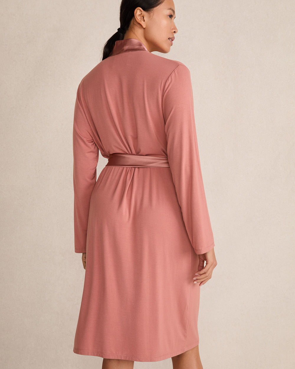 TRUE NAVY|BEGONIA CALM & COOL ROBE | Talbots for sale