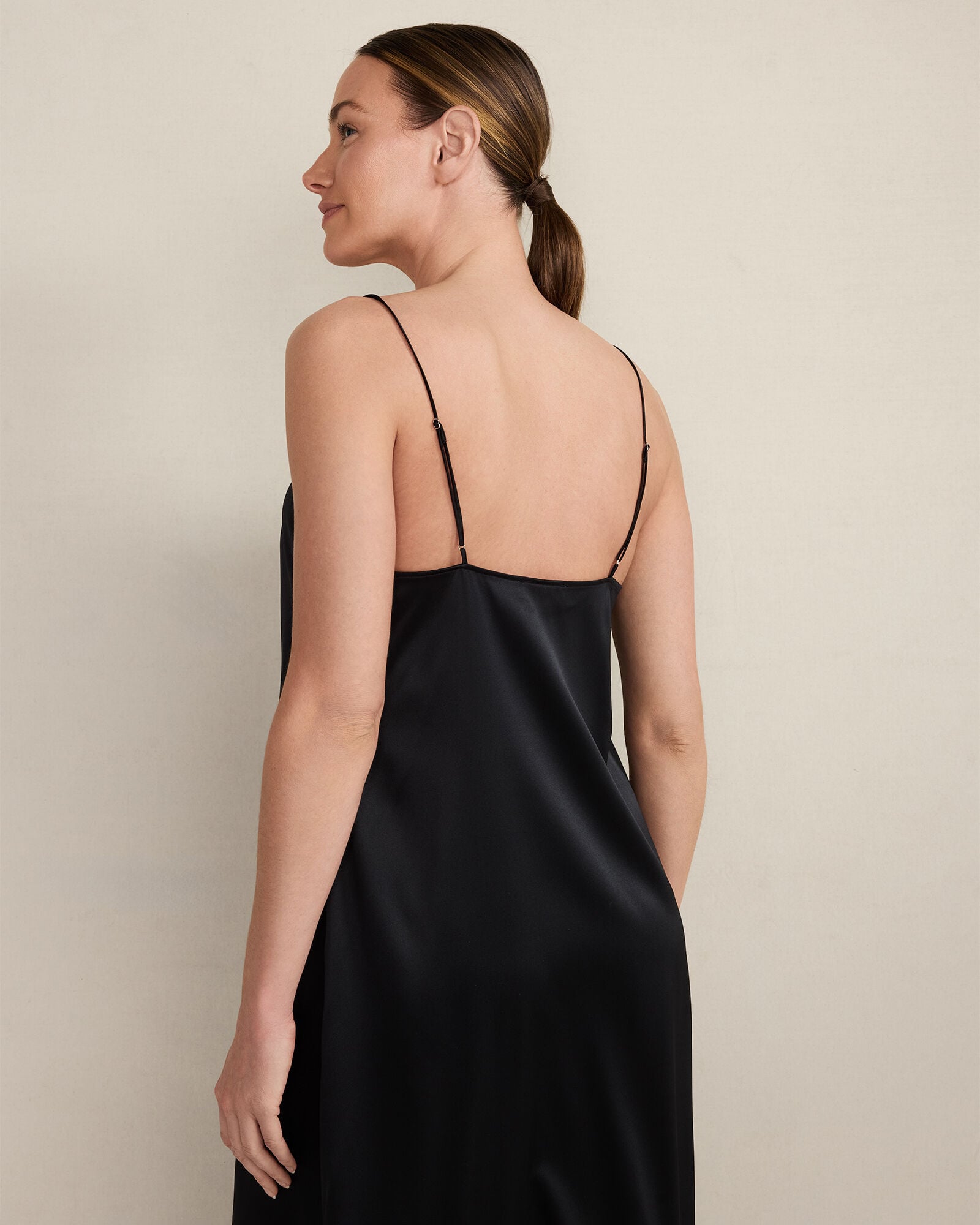 BLACK|BLACKCURRANT|BURGUNDY BERRY|HUNTER|TRUE NAVY WASHABLE SILK PLEATED CHEMISE | Talbots discount