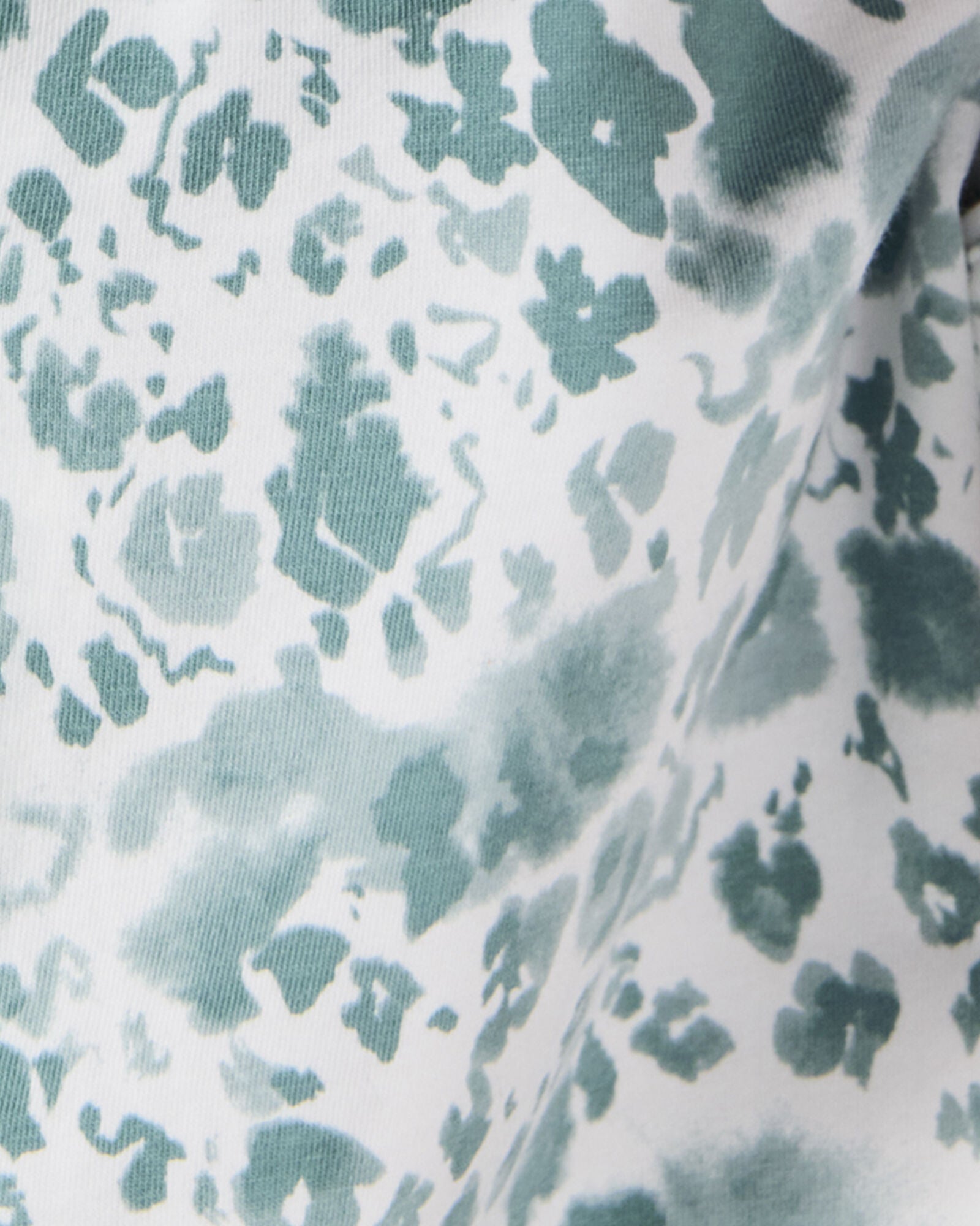 DRAGONFLY ANIMAL FLORETS ORGANIC COTTON JERSEY BLURRED FLORAL PAJAMA TOP | Talbots US