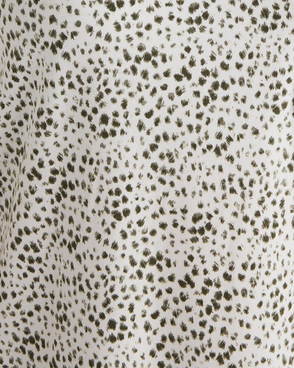 IVORY/OLIVE ANIMAL DOT ORGANIC COTTON JERSEY ANIMAL DOT PAJAMA TOP | Talbots for sale