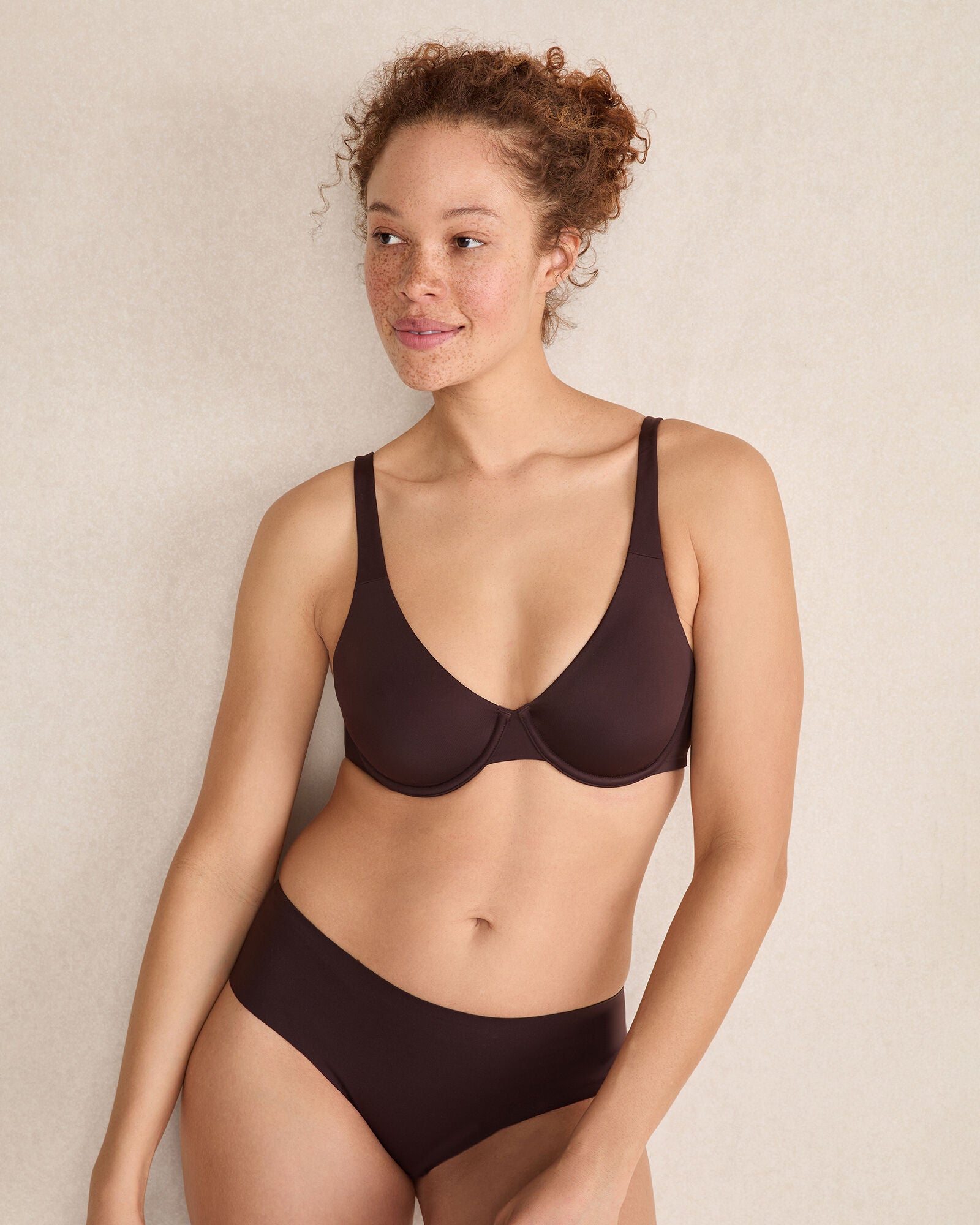 BLACK|CAFE MOCHA|CHOCOLATE PLUM|SEPIA ROSE EVERYDAY LIFT FULL COVERAGE BRA | Talbots sale