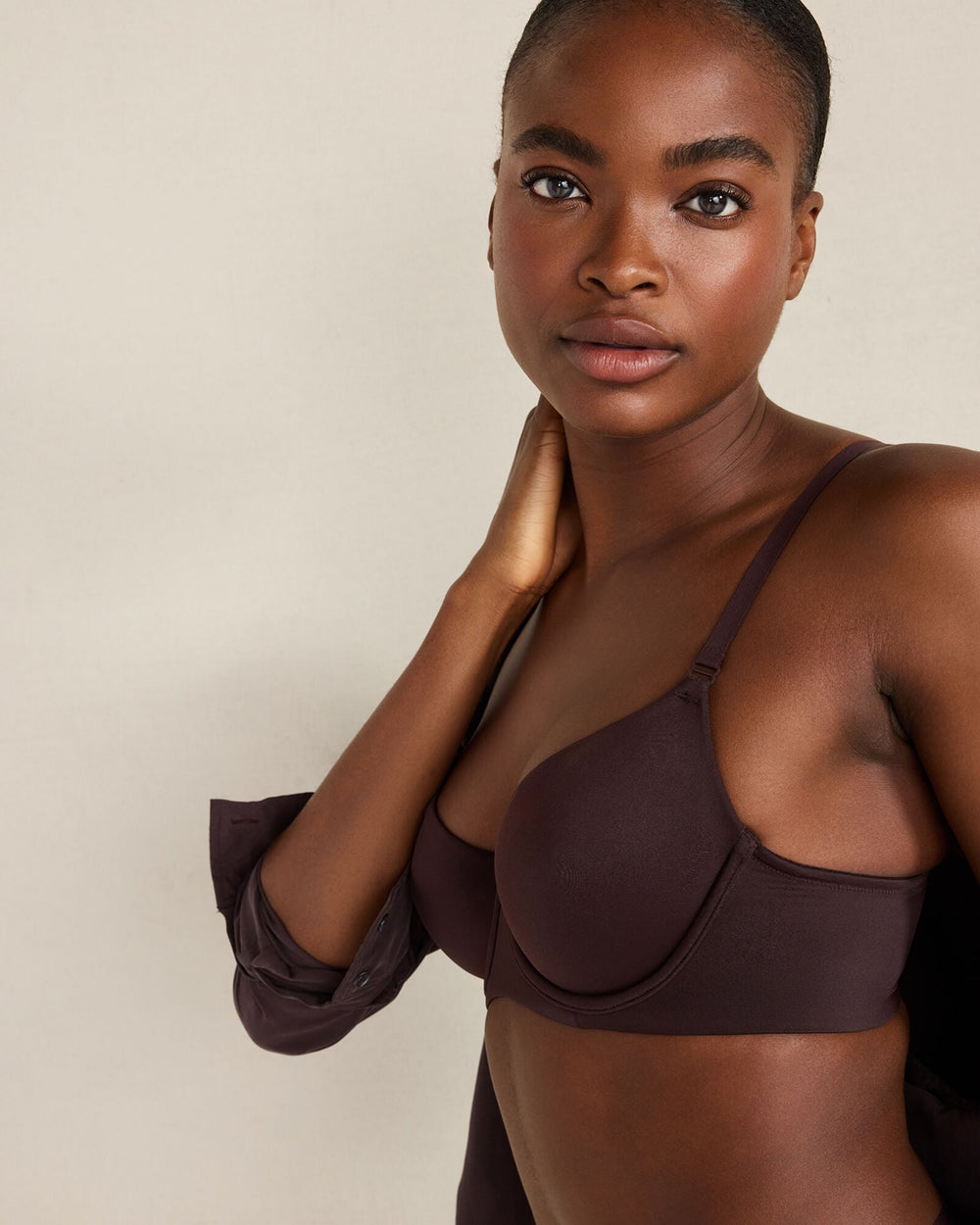 BLACK|CAFE MOCHA|CHOCOLATE PLUM|SEPIA ROSE EVERYDAY LIFT BALCONETTE BRA | Talbots discount