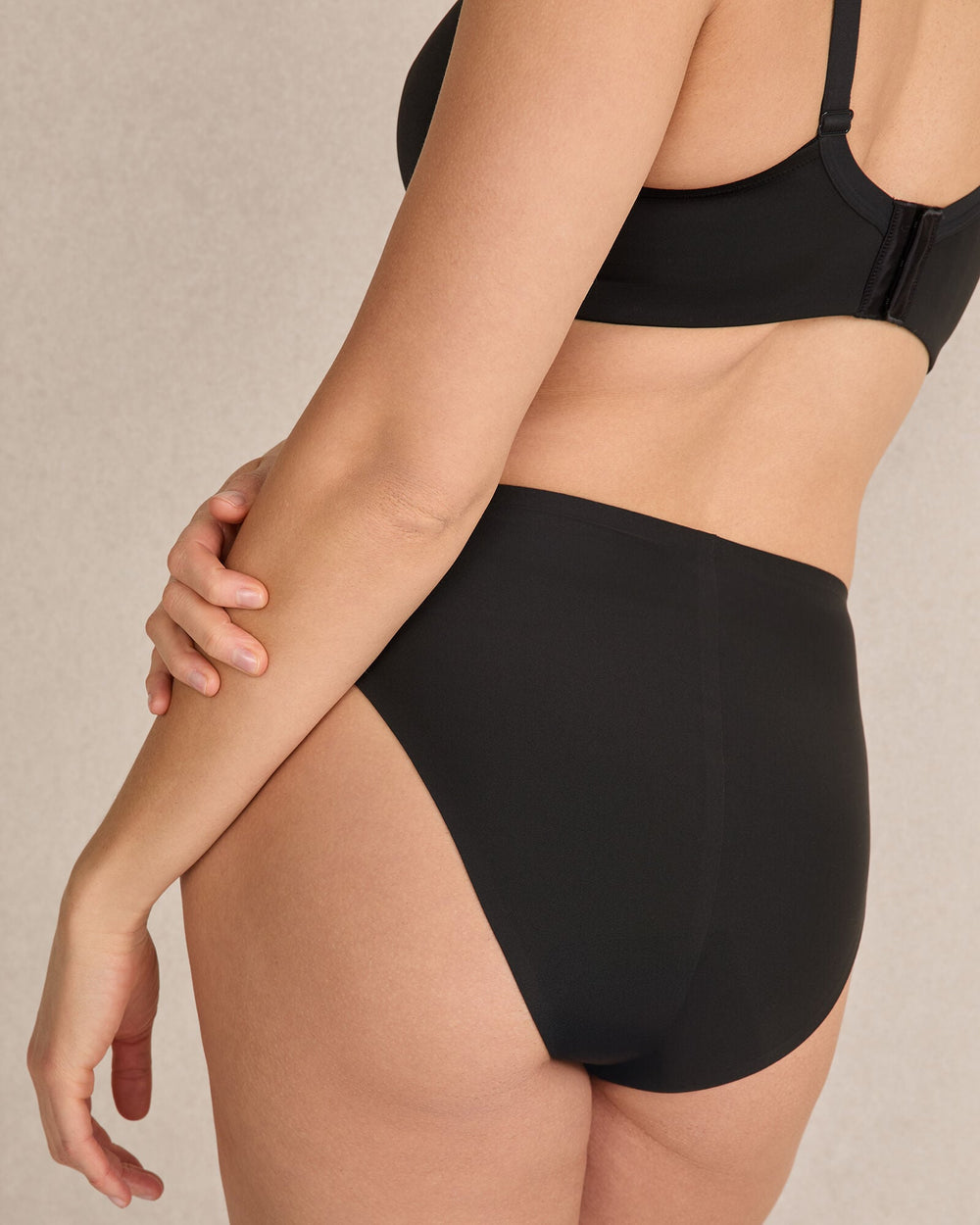 BLACK|CAFE MOCHA|CHOCOLATE PLUM|SEPIA ROSE INVISIBLE COMFORT HIGH LEG BRIEF | Talbots outlet