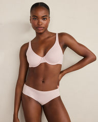 BLACK|CAFE MOCHA|CHOCOLATE PLUM|SEPIA ROSE INVISIBLE COMFORT BIKINI | Talbots on sale
