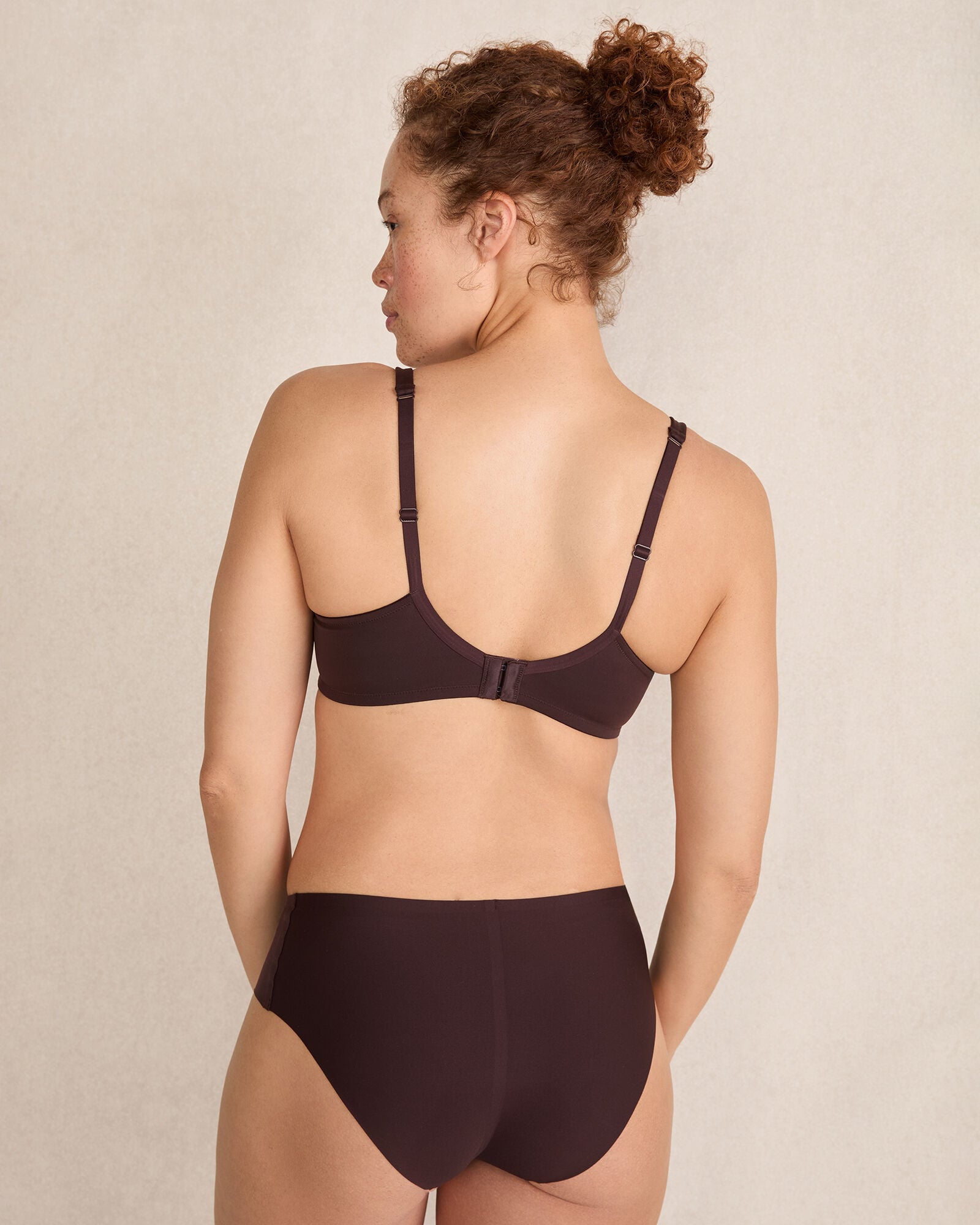 BLACK|CAFE MOCHA|CHOCOLATE PLUM|SEPIA ROSE INVISIBLE COMFORT BIKINI | Talbots on sale
