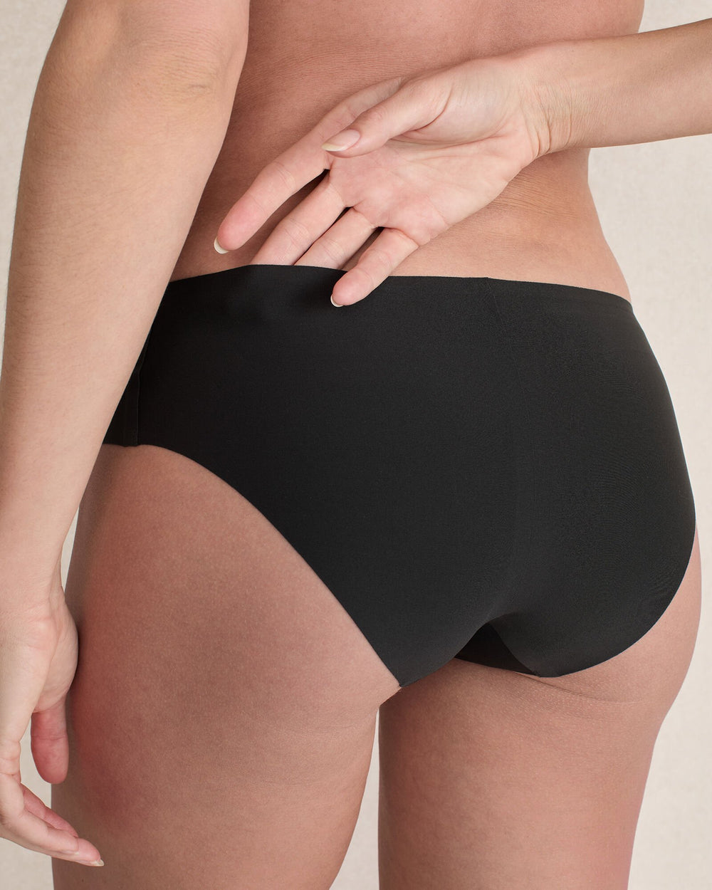 BLACK|CAFE MOCHA|CHOCOLATE PLUM|SEPIA ROSE INVISIBLE COMFORT BIKINI | Talbots on sale
