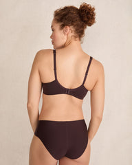 BLACK|CAFE MOCHA|CHOCOLATE PLUM|SEPIA ROSE INVISIBLE COMFORT BIKINI | Talbots on sale