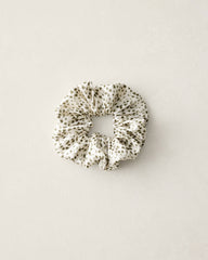 IVORY/OLIVE ANIMAL DOT WASHABLE SILK ANIMAL DOT SCRUNCHIE | Talbots US