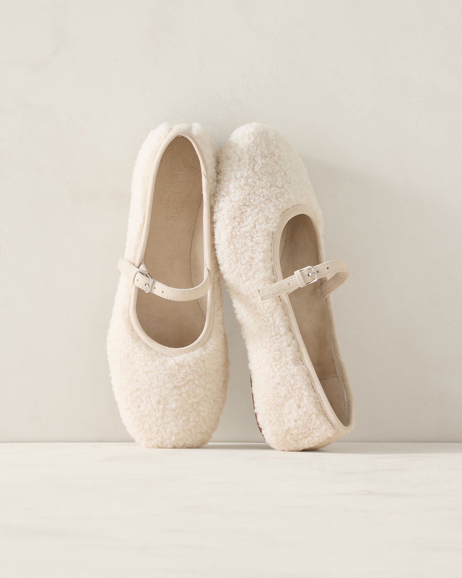 NATURAL SHERPA MARY JANE BALLET FLATS | Talbots online