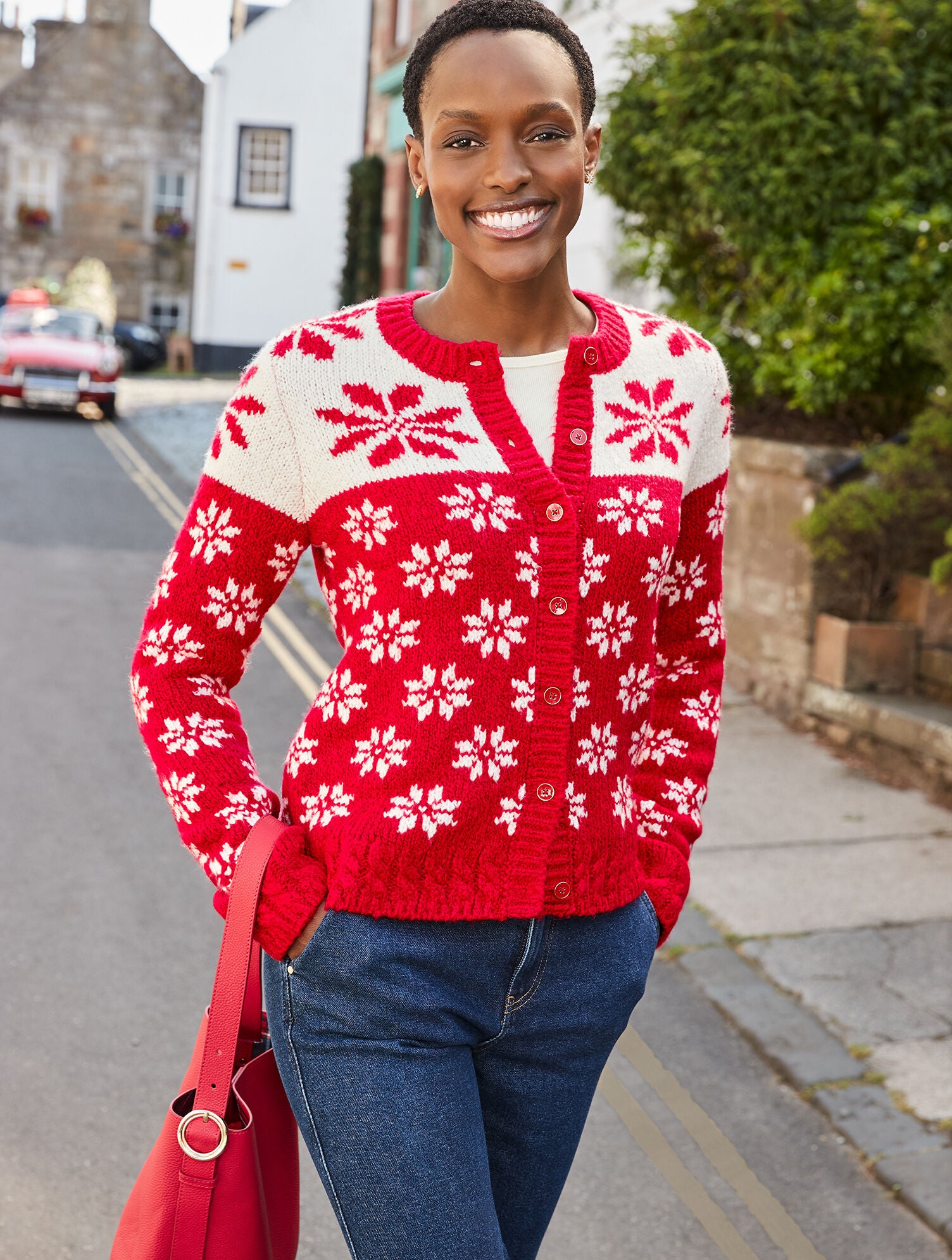 LIGHT SURF BLUE HEATHER|LUSH GREEN|RED POP RIBBED CREWNECK TEE | Talbots US