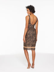 DARK WALNUT MULTI AQUA CLUB PAREO COVER-UP - LEOPARD | Talbots on sale