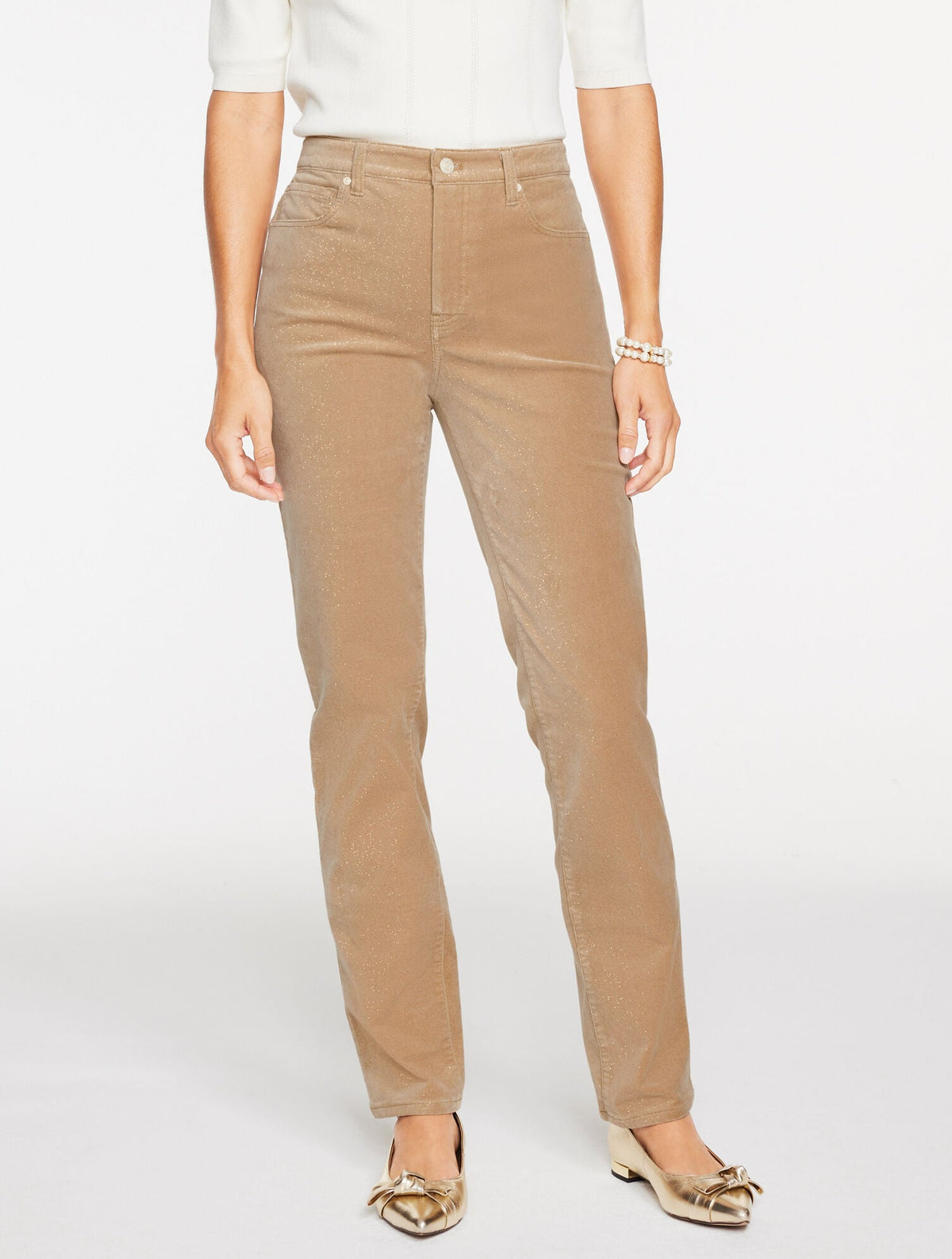 SAFARI SAND STRAIGHT LEG CORDUROY PANTS | Talbots outlet