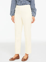 INDIGO BLUE|IVORY|SESAME AIDEN TWILL STRAIGHT ANKLE PANT | Talbots near me