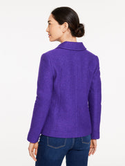 BRILLIANT PURPLE BERKSHIRE WOOL JACKET | Talbots online