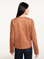 JASPER FAUX SUEDE JACKET | Talbots near me