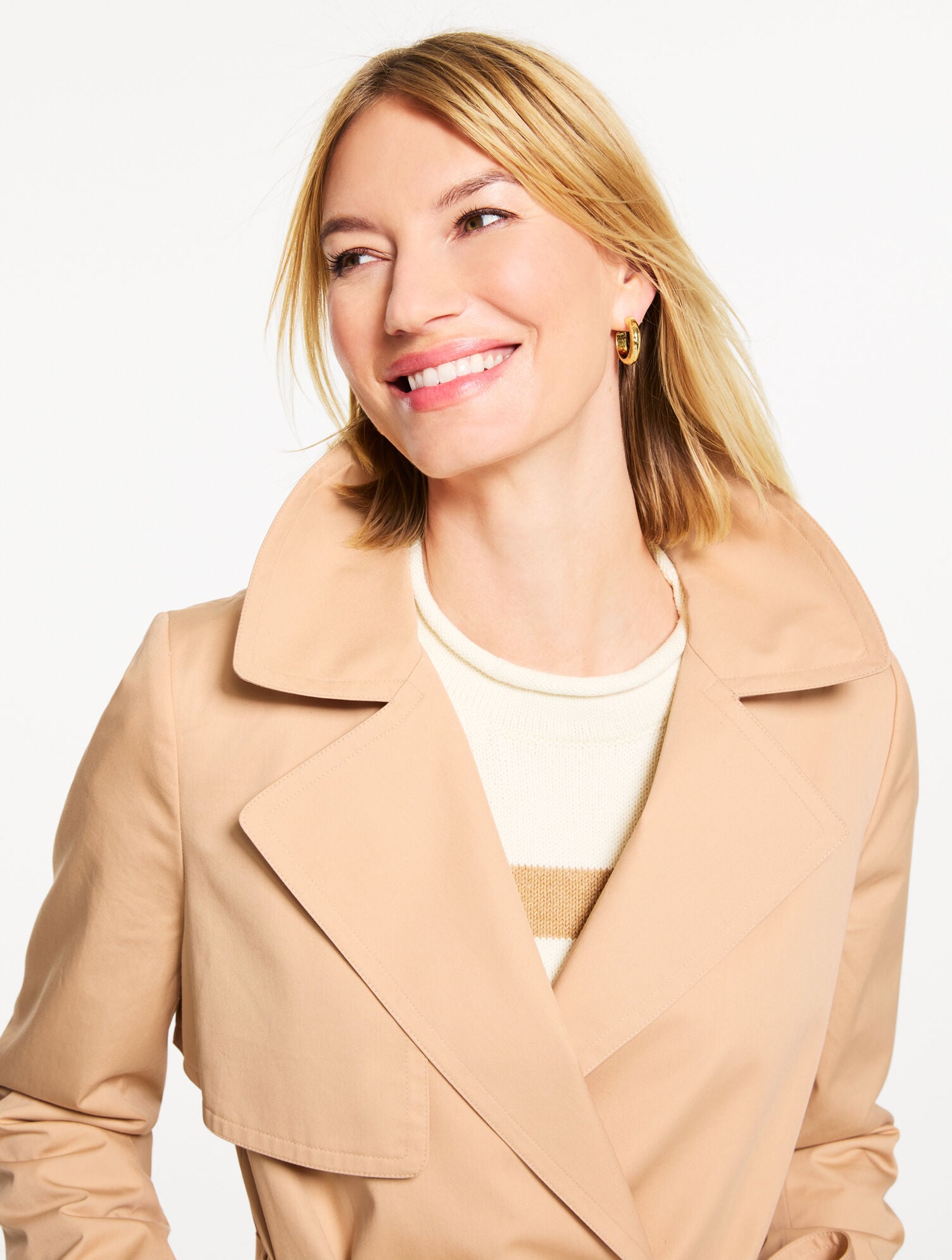 SESAME DRAPEY TRENCH COAT | Talbots online