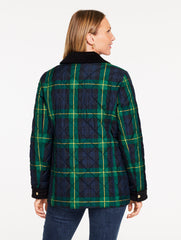 INDIGO MULTI PUFFER JACKET - SLOANE TARTAN | Talbots outlet