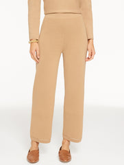 BLACK|MOONLIGHT BLUE HEATHER|TOASTED COCONUT STRAIGHT LEG SWEATER STUDIO PANTS | Talbots US