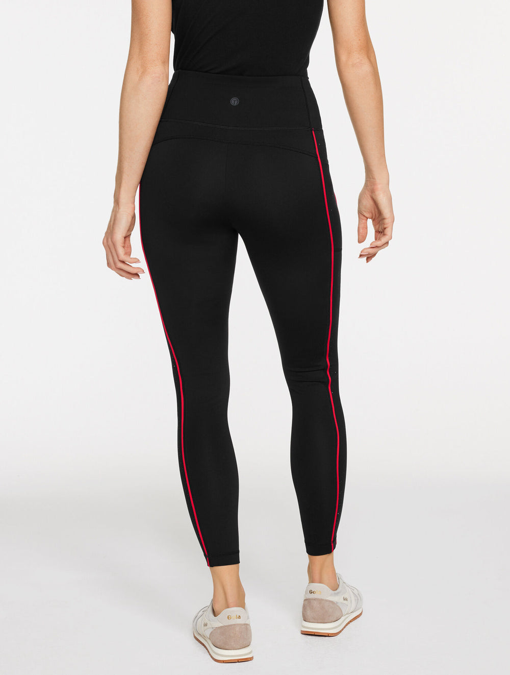 BLACK LUXE FLEECEBACK LEGGINGS - GLEAMING DOTS | Talbots online