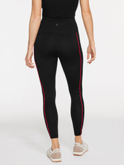 BLACK LUXE FLEECEBACK LEGGINGS - GLEAMING DOTS | Talbots online