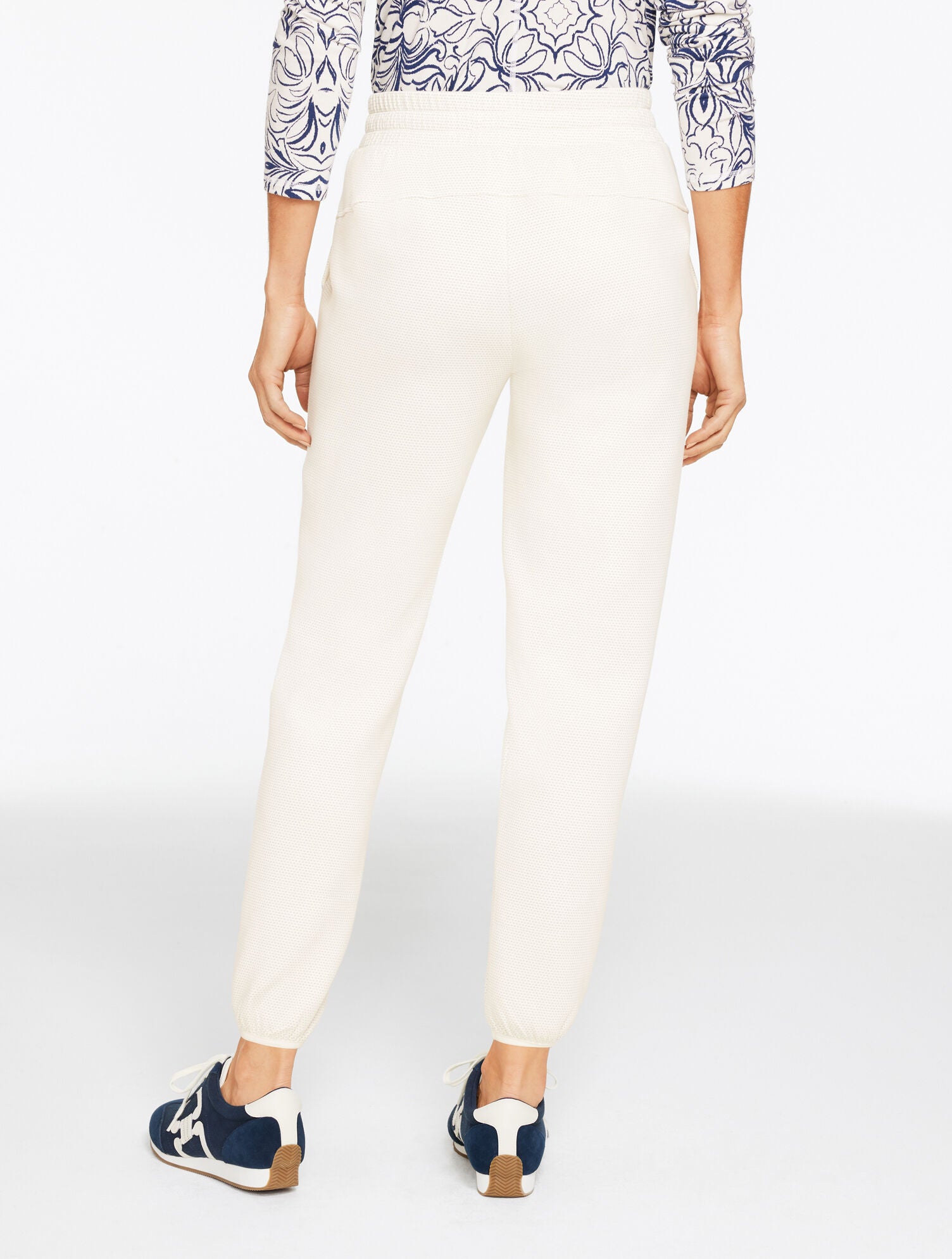 IVORY AIRKNIT STRETCH MESH JOGGERS | Talbots near me