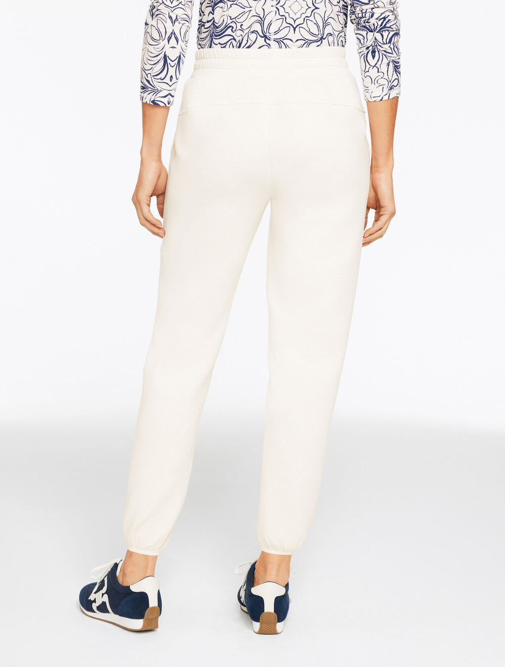 IVORY AIRKNIT STRETCH MESH JOGGERS | Talbots near me