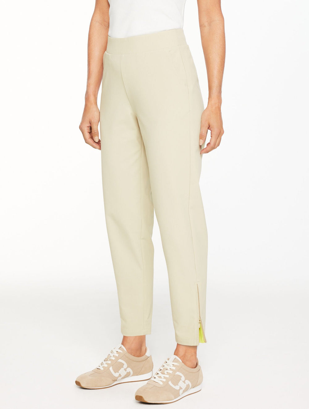 OAT WOVEN TAPER LEG PANTS | Talbots for sale