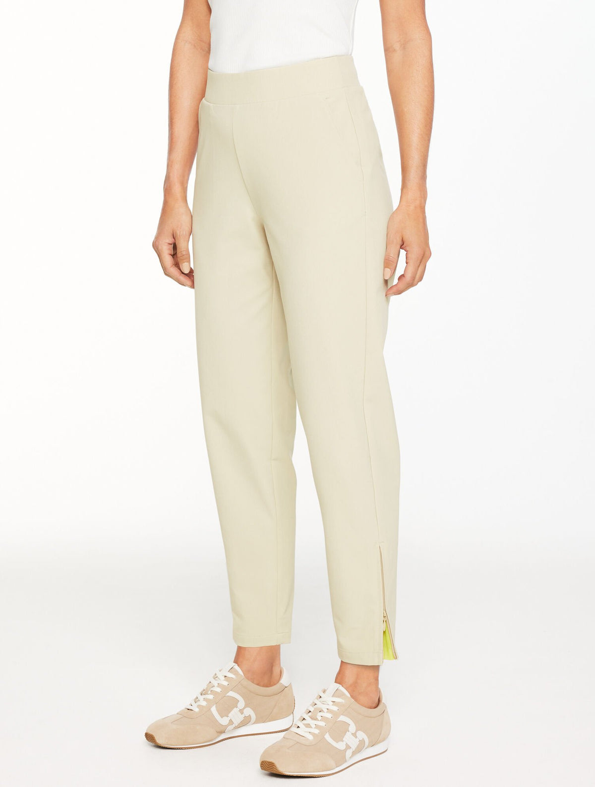 OAT WOVEN TAPER LEG PANTS | Talbots for sale